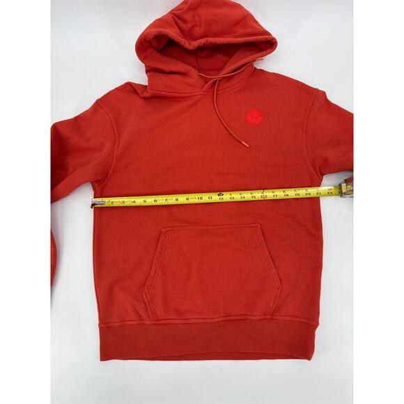 Scotch & Soda Orange Felpa French Terry Hoodie Soft Cotton Blend Size Medium - Picture 9 of 9